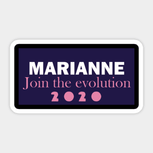 marianne williamson join the evolution Sticker